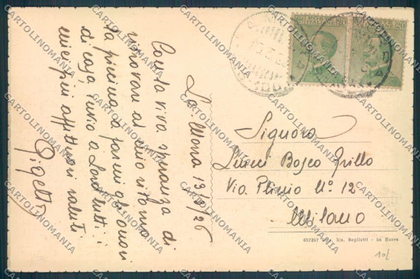 Cuneo La Morra cartolina ZB2459 – retro