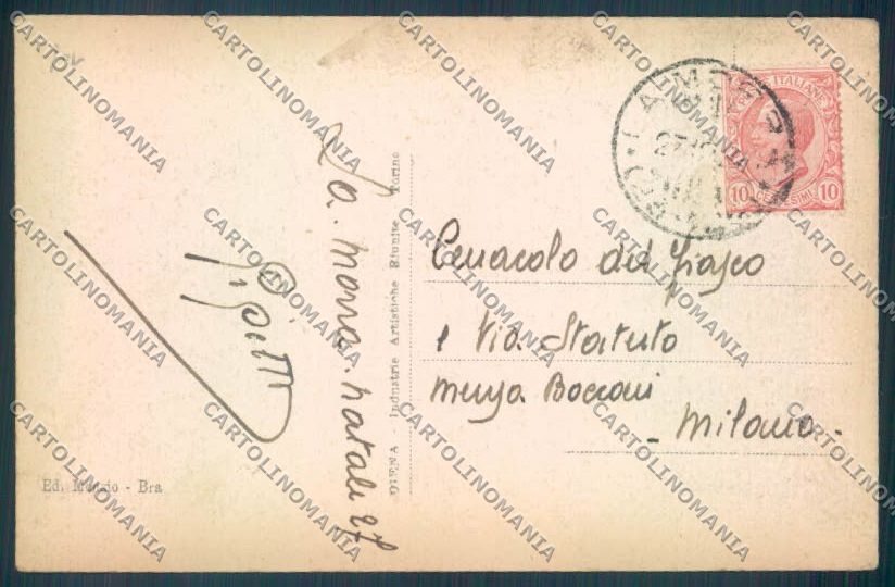 Cuneo La Morra cartolina ZB2460 – retro