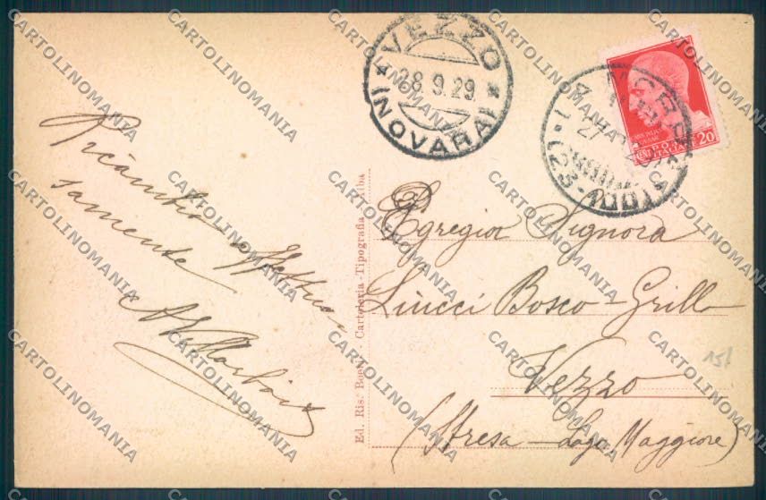 Cuneo La Morra cartolina ZB2461 – retro