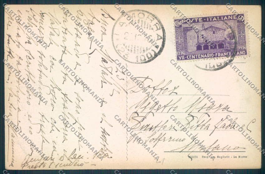 Cuneo La Morra cartolina ZB2464 – retro