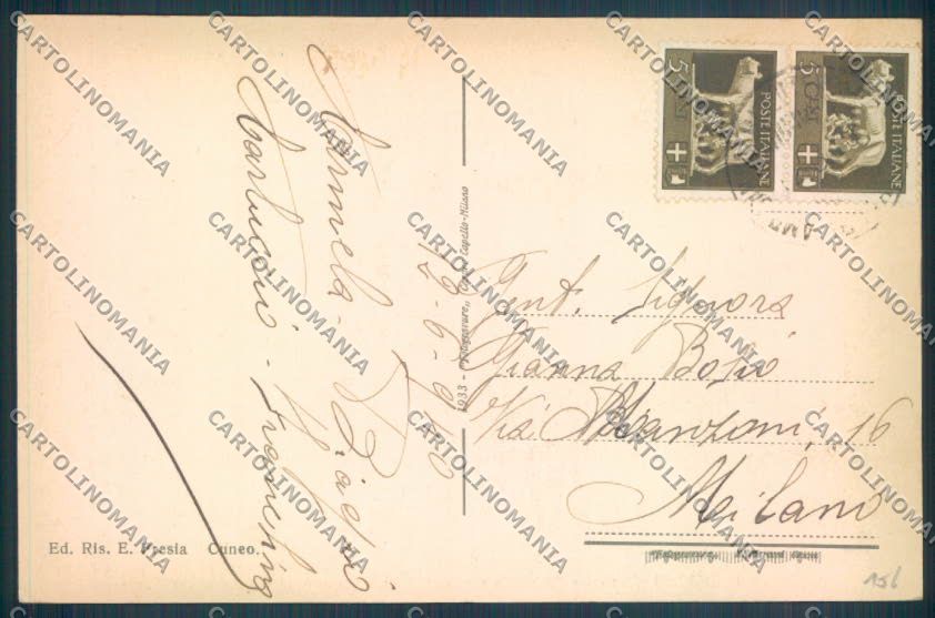 Cuneo Vernante cartolina ZB2468 – retro
