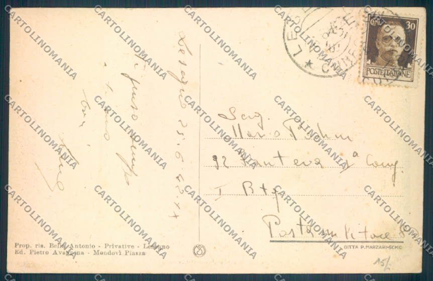 Cuneo Lesegno cartolina ZB2476 – retro