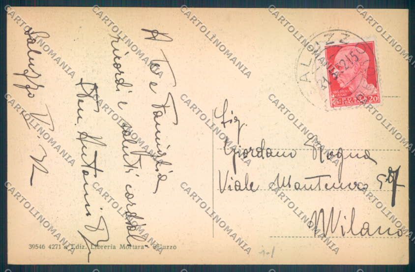 Cuneo Saluzzo cartolina ZB2492 – retro