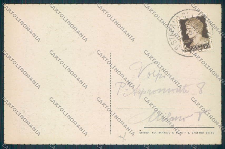 Cuneo Santo Stefano Belbo cartolina ZB2502 – retro