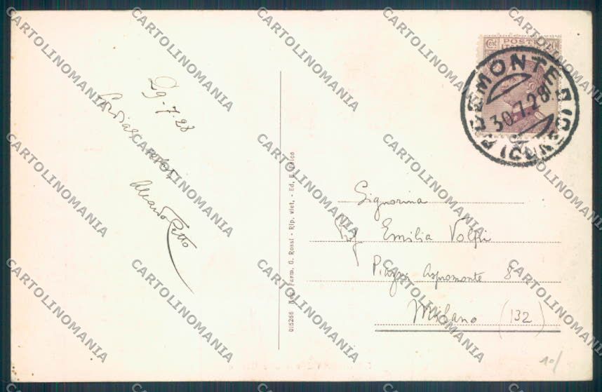 Cuneo Demonte cartolina ZB2523 – retro