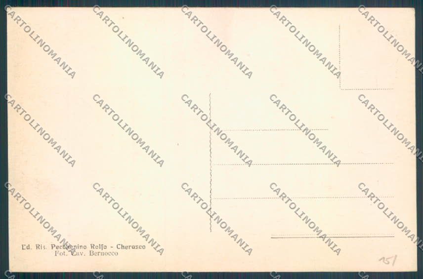 Cuneo Cherasco cartolina ZB2538 – retro