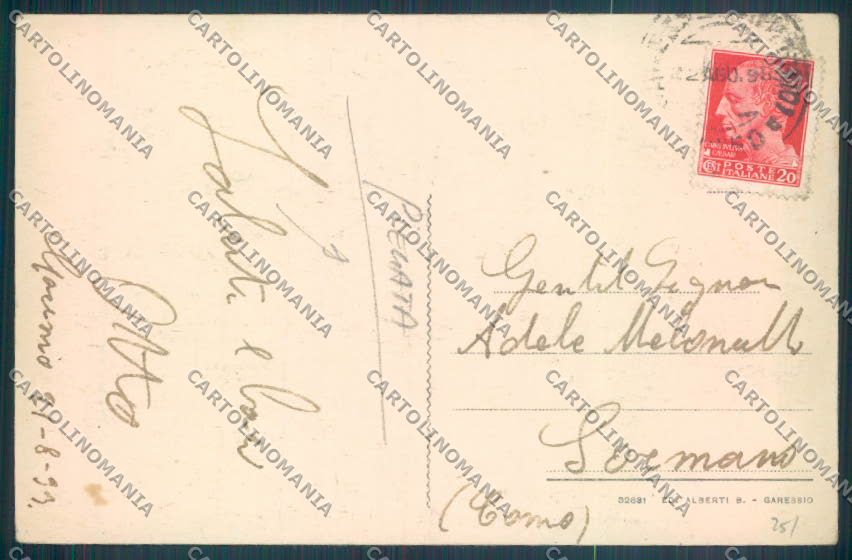 Cuneo Garessio cartolina ZB2564 – retro