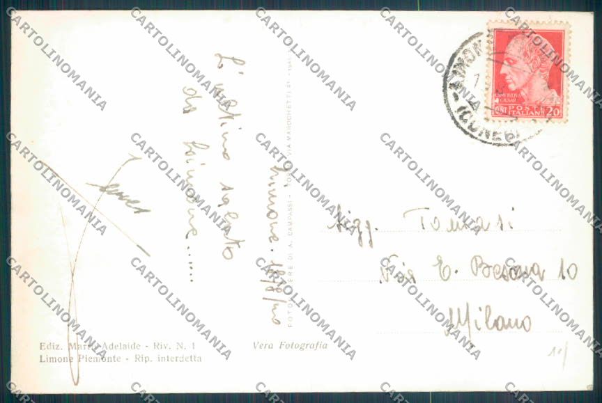 Cuneo Limone Piemonte Foto cartolina ZB2567 – retro