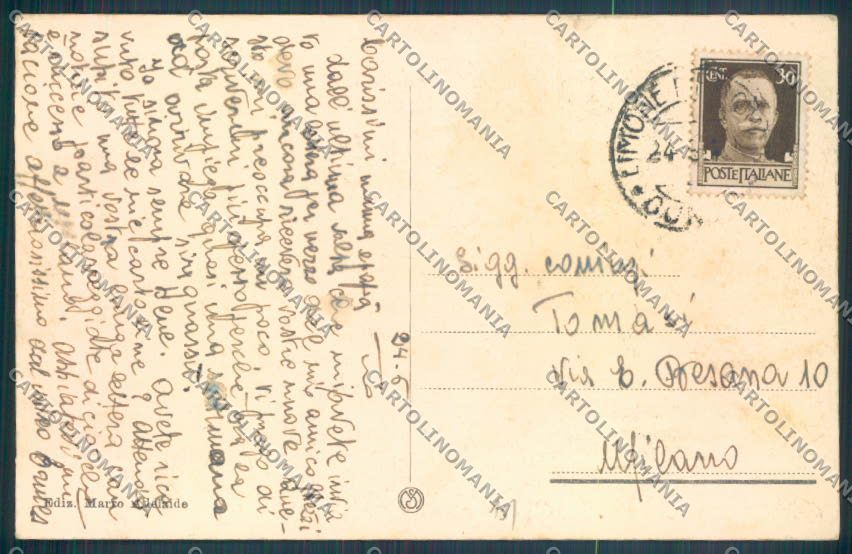 Cuneo Limone Piemonte cartolina ZB2574 – retro