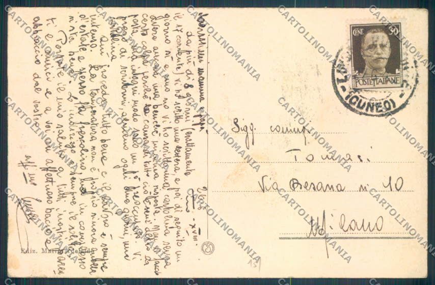 Cuneo Limone Piemonte cartolina ZB2576 – retro