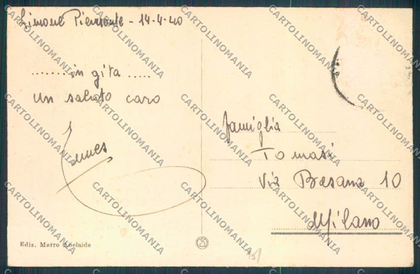 Cuneo Limone Piemonte cartolina ZB2578 – retro