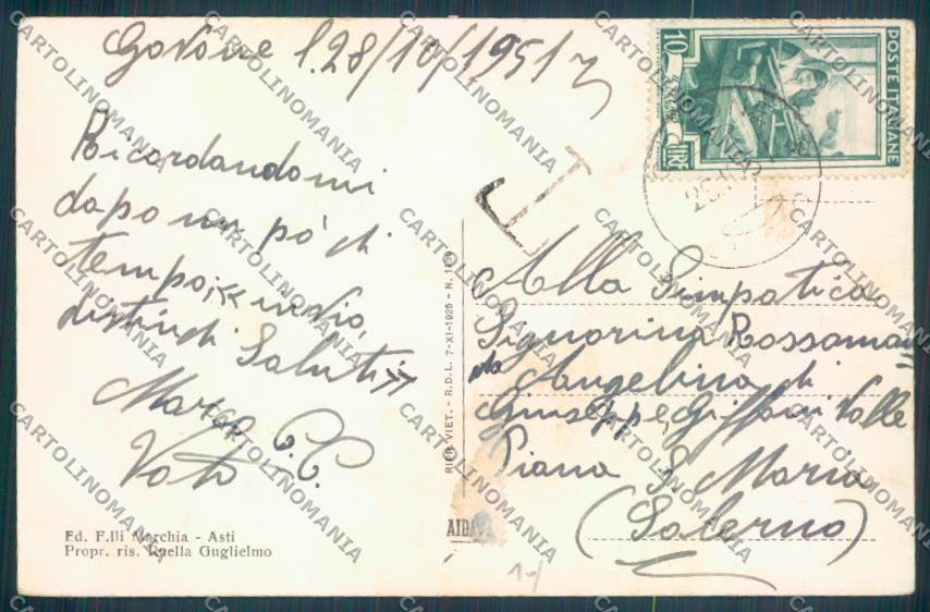 Cuneo Govone cartolina ZB2589 – retro