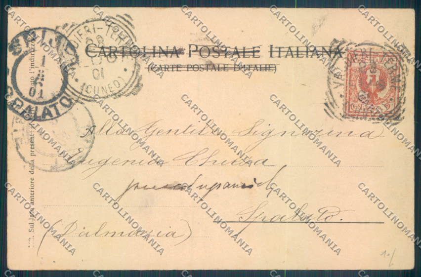 Cuneo Valdieri cartolina ZB2591 – retro