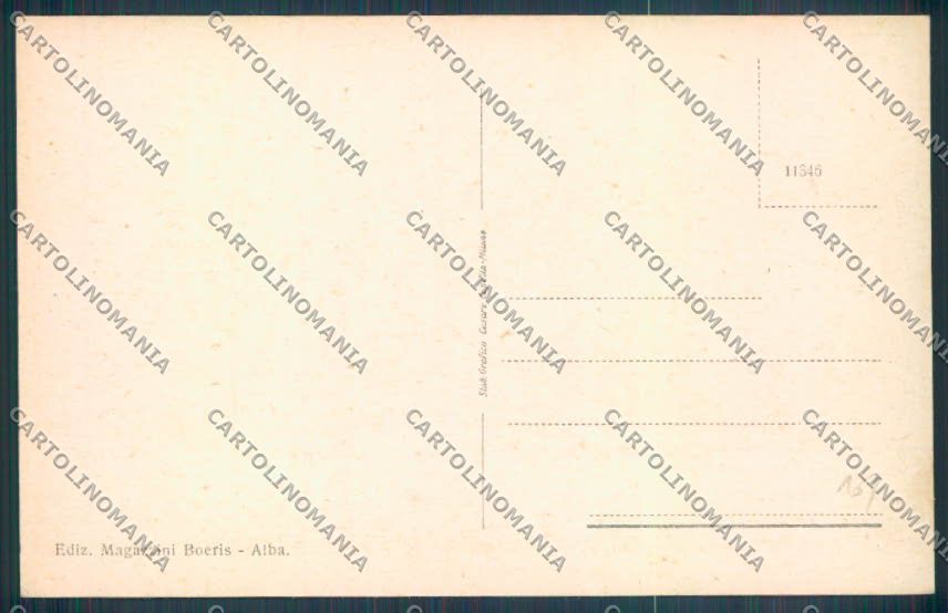 Cuneo Alba cartolina ZB2597 – retro