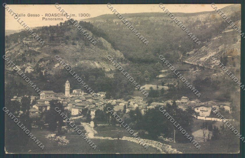 Cuneo Roaschia PIEGHINA cartolina ZB2601 – fronte