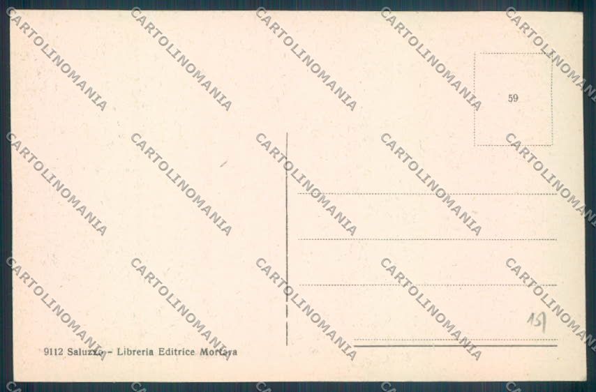 Cuneo Saluzzo cartolina ZB2604 – retro
