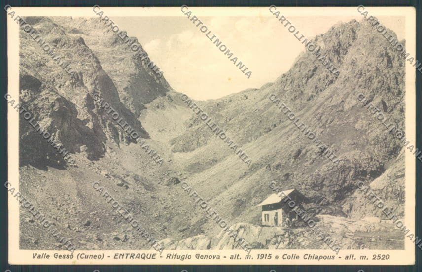 Cuneo Entraque Rifugio Genova cartolina ZB2613 – fronte