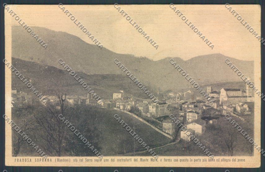 Cuneo Frabosa Soprana PIEGHINE cartolina ZB2617 – fronte