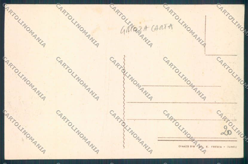 Cuneo Briga Marittima GRINZA CARTA cartolina ZB2618 – retro