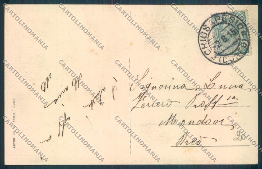 Cuneo Chiusa di Pesio cartolina ZB2630 – retro