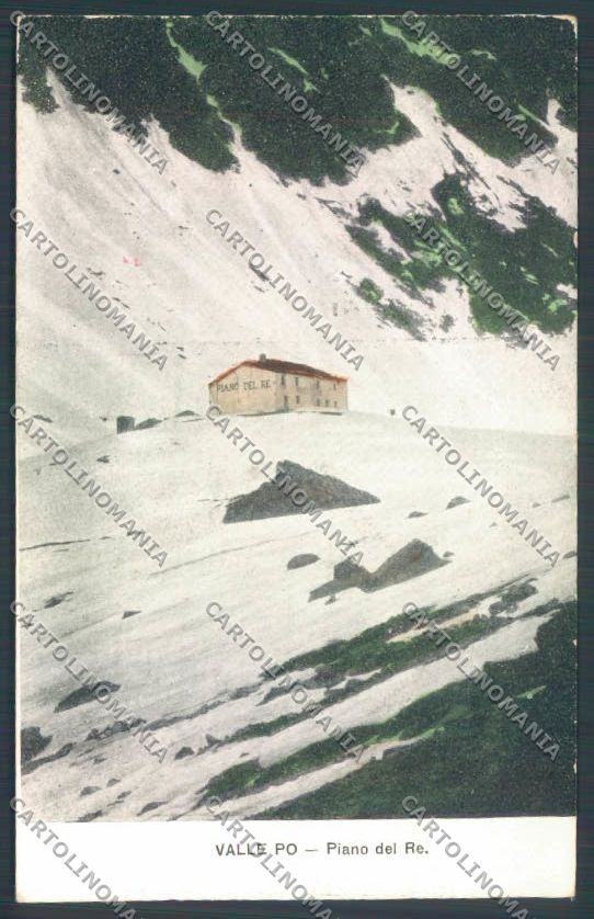 Cuneo Valle Po Nevicata Piano Re cartolina ZB2631 – fronte