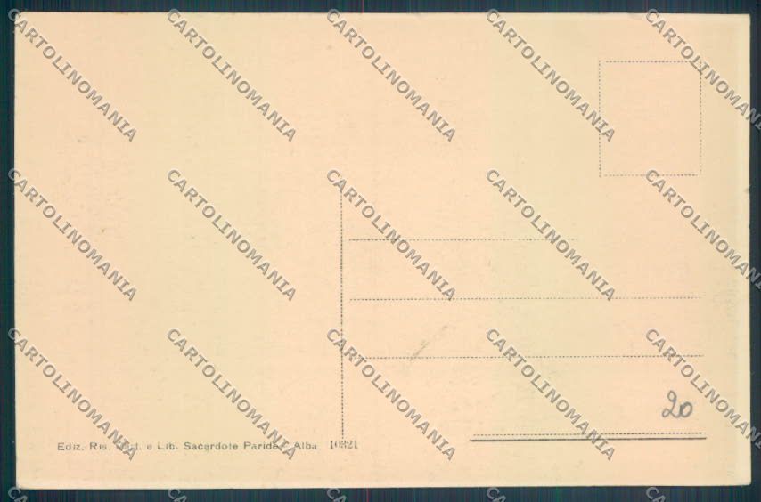 Cuneo Alba cartolina ZB2633 – retro