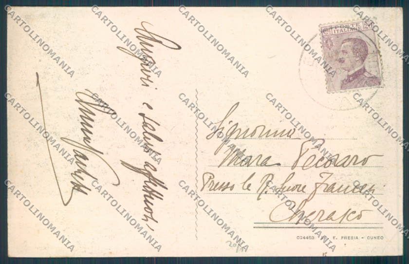 Cuneo Valdieri cartolina ZB2643 – retro