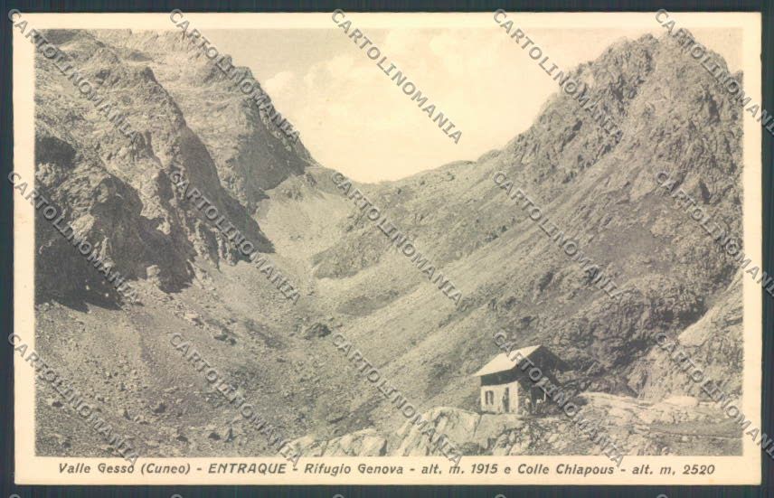 Cuneo Entraque Rifugio Genova cartolina ZB2654 – fronte