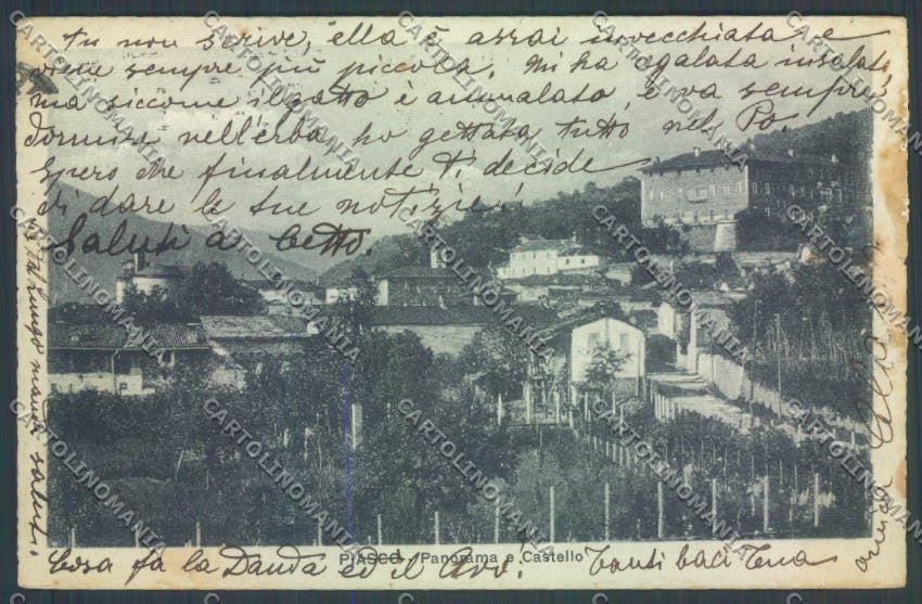 Cuneo Piasco STRAPPINO cartolina ZB2661 – fronte