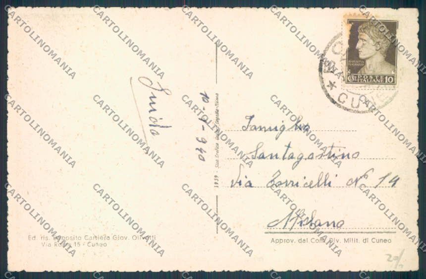 Cuneo Boves Fontanelle cartolina ZB2662 – retro