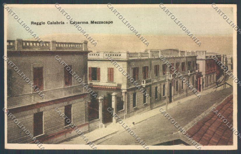 Reggio Calabria Città Caserma cartolina ZB2690 – fronte