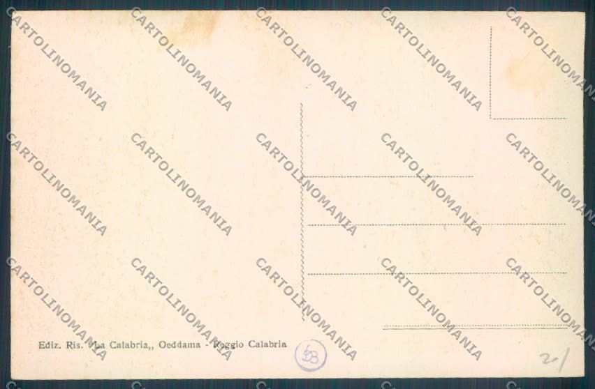Reggio Calabria Città cartolina ZB2697 – retro