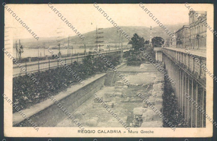Reggio Calabria Città PIEGA cartolina ZB2698 – fronte