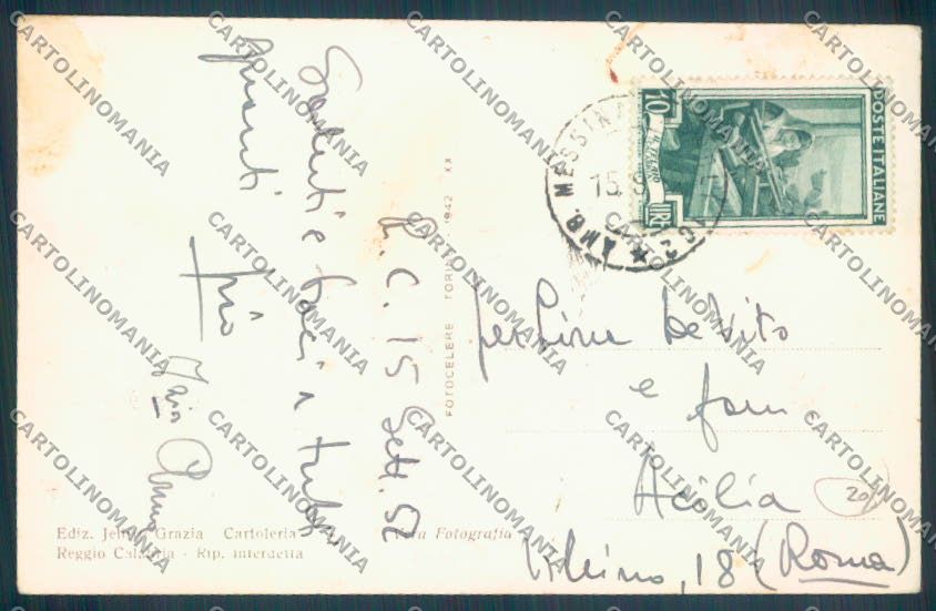 Reggio Calabria Città Foto cartolina ZB2701 – retro