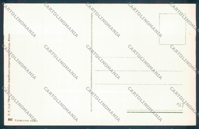 Reggio Calabria Città Terremoto cartolina ZB2719 – retro