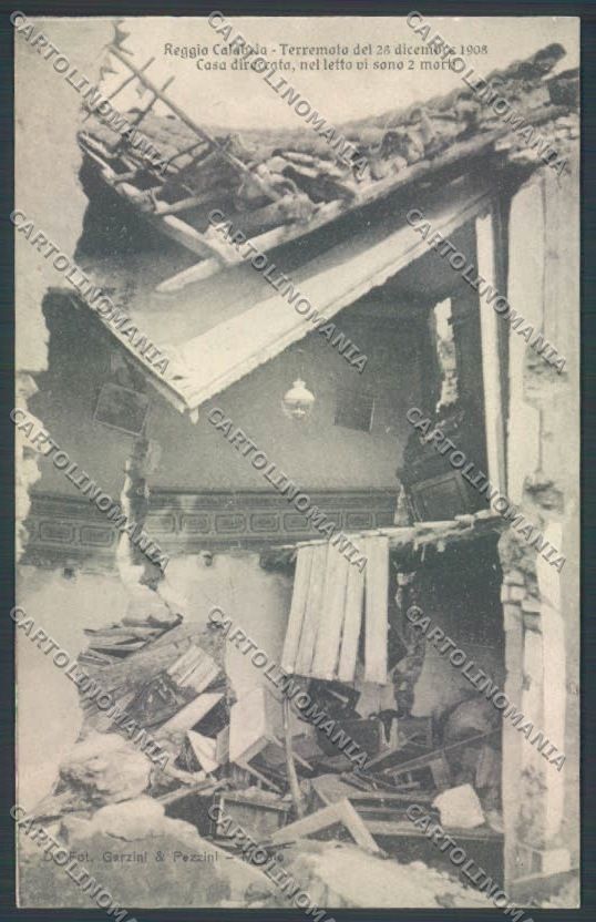 Reggio Calabria Città Terremoto cartolina ZB2723 – fronte