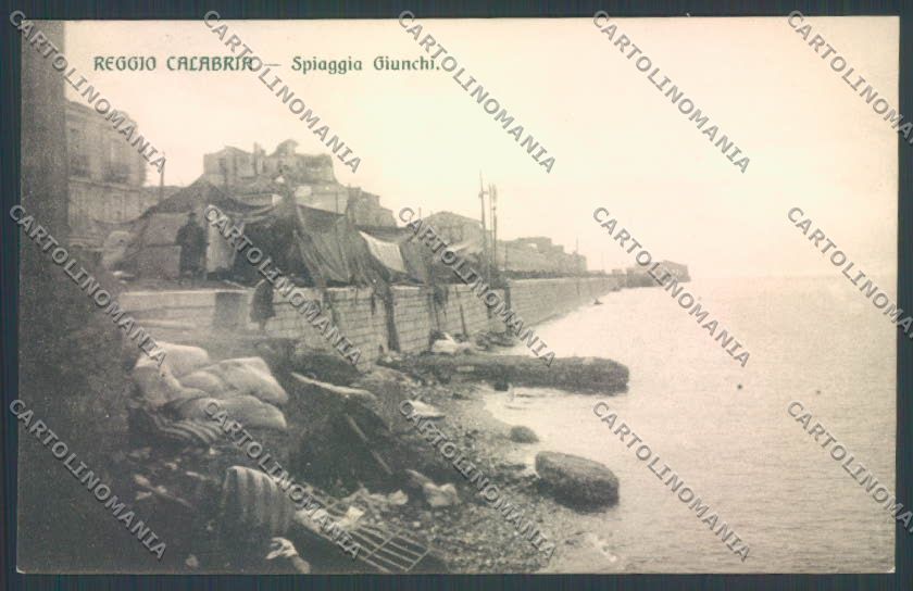 Reggio Calabria Città Terremoto cartolina ZB2726 – fronte