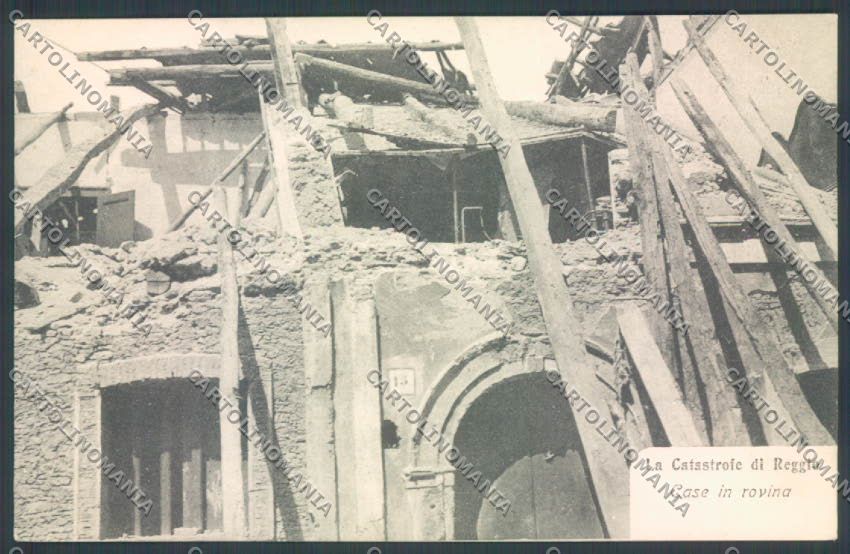 Reggio Calabria Città Terremoto cartolina ZB2739 – fronte