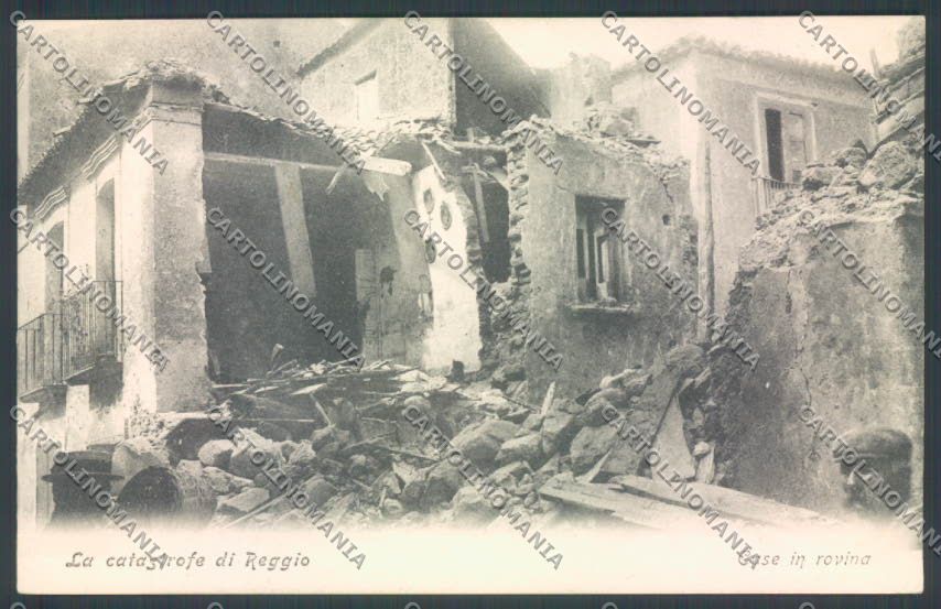 Reggio Calabria Città Terremoto cartolina ZB2740 – fronte