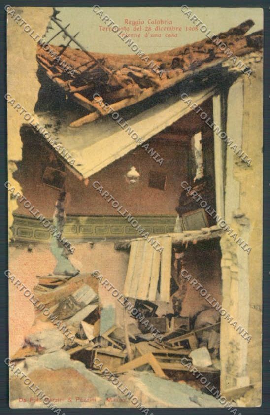 Reggio Calabria Città Terremoto cartolina ZB2743 – fronte