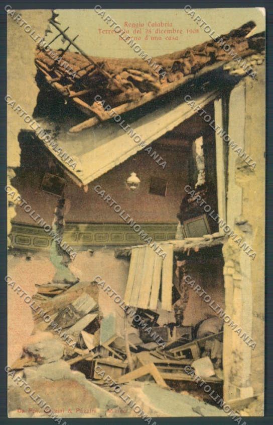 Reggio Calabria Città Terremoto cartolina ZB2744 – fronte