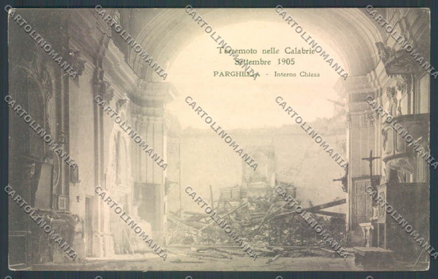 Vibo Valentia Parghelia Terremoto cartolina ZB2746 – fronte