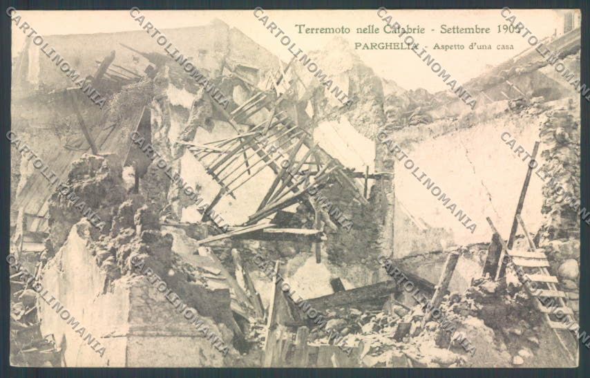 Vibo Valentia Parghelia Terremoto cartolina ZB2748 – fronte