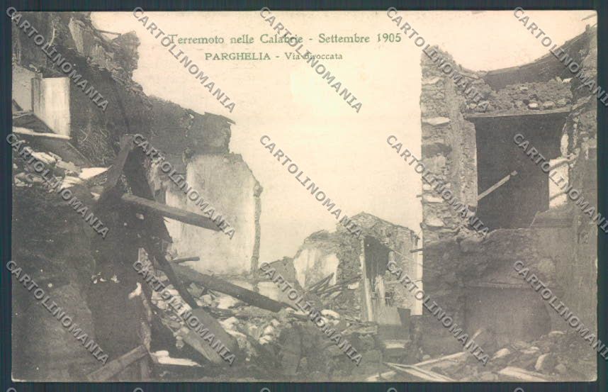 Vibo Valentia Parghelia Terremoto cartolina ZB2749 – fronte
