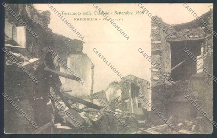 Vibo Valentia Parghelia Terremoto cartolina ZB2751 – fronte