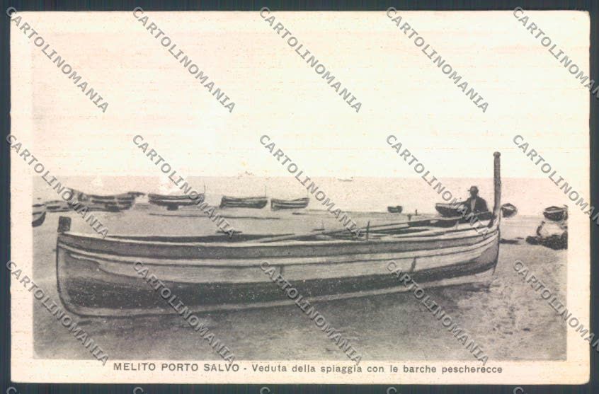 Reggio Calabria Melito di Porto Salvo Barca ABRASA cartolina ZB2775 – fronte