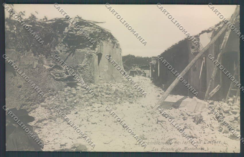 Reggio Calabria Terremoto Montelcone Foto cartolina ZB2805 – fronte