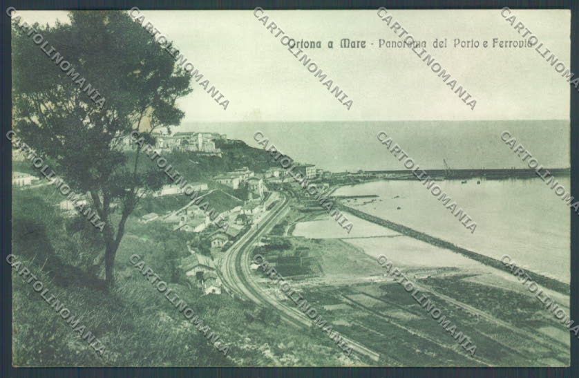 Chieti Ortona a Mare Ferrovia cartolina ZB2815 – fronte