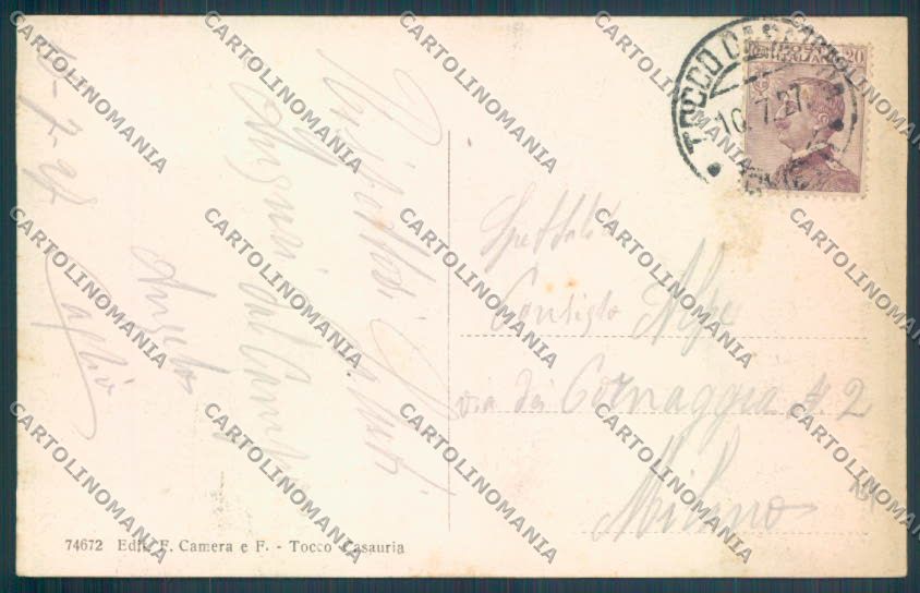 Pescara Tocco da Casauria cartolina ZB2835 – retro