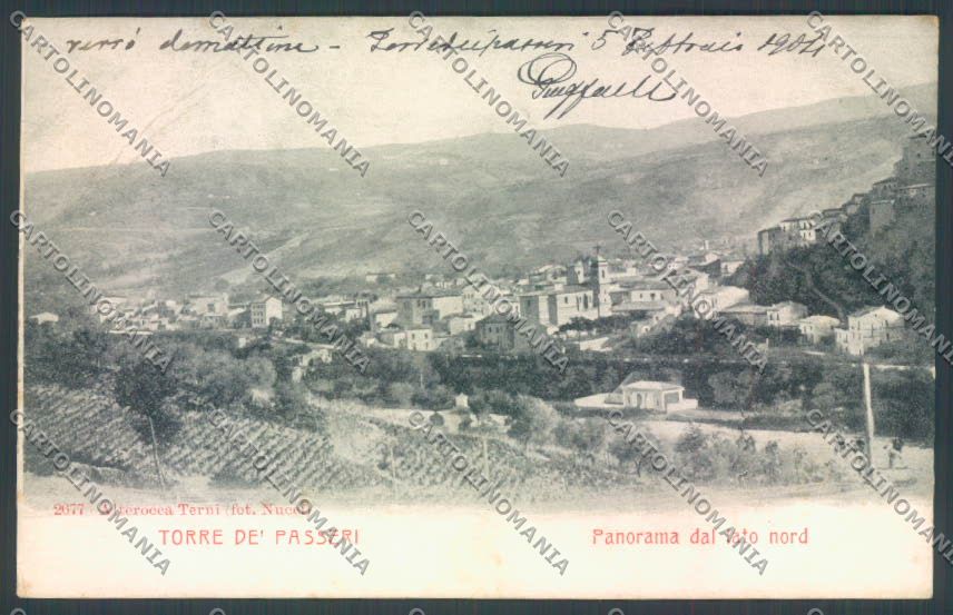 Pescara Torre dè Passeri Alterocca PIEGHINE cartolina ZB2919 – fronte